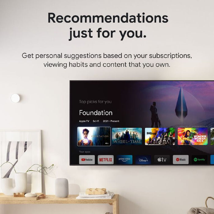 Google Chromecast with Google TV HD - Snow