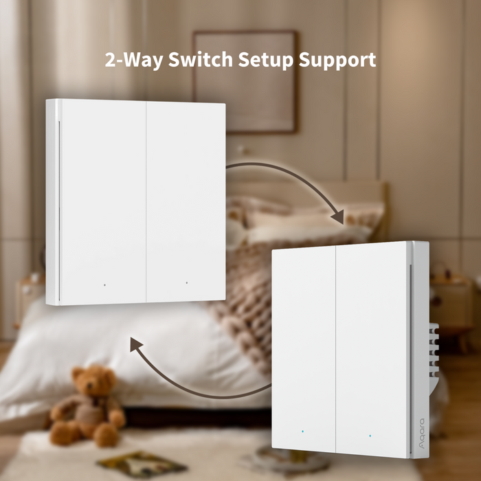 Aqara Wireless Remote Switch H1 (Double Rocker)