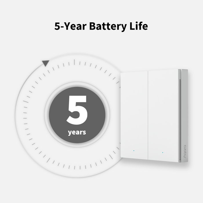 Aqara Wireless Remote Switch H1 (Double Rocker)