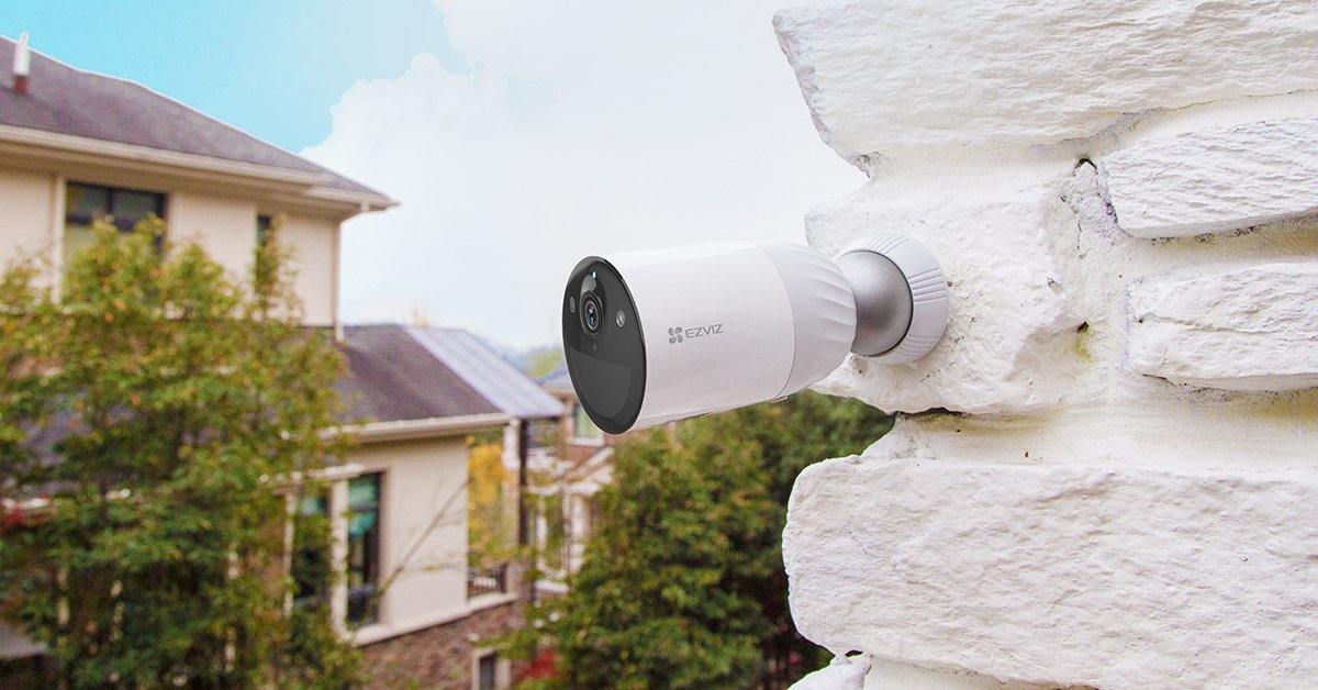 EZVIZ BC1-B3 Smart Home Security: 3x Camera Pack with Base Station - The Technology Store