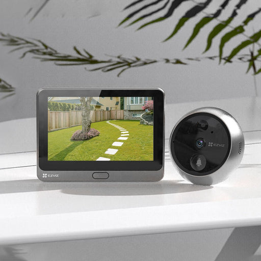 EZVIZ DP2C Wire-free Peephole Doorbell - The Technology Store