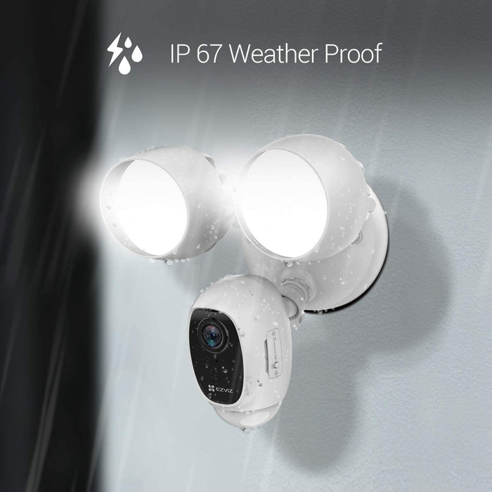 EZVIZ LC1C Smart Home Security Wireless Outdoor Camera with Floodlights - The Technology Store