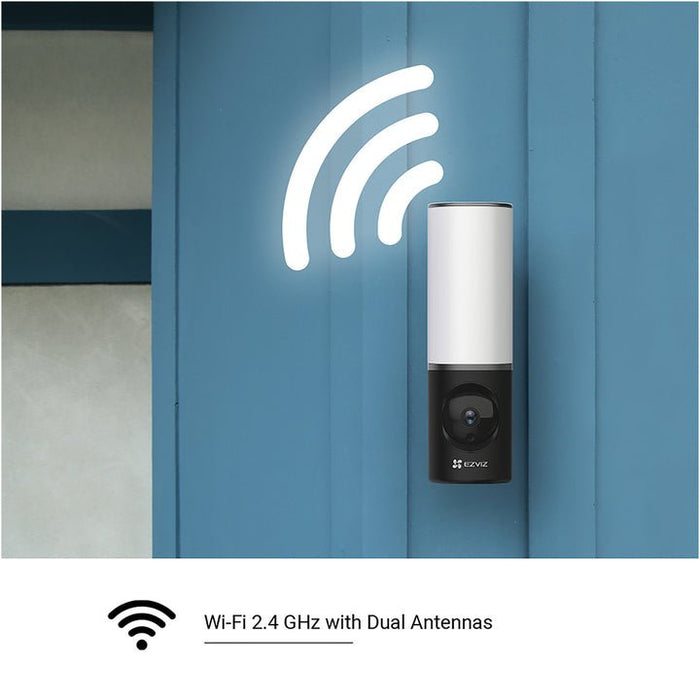 EZVIZ LC3 Smart Security Wi-Fi Wall-Light Camera 4MP - The Technology Store