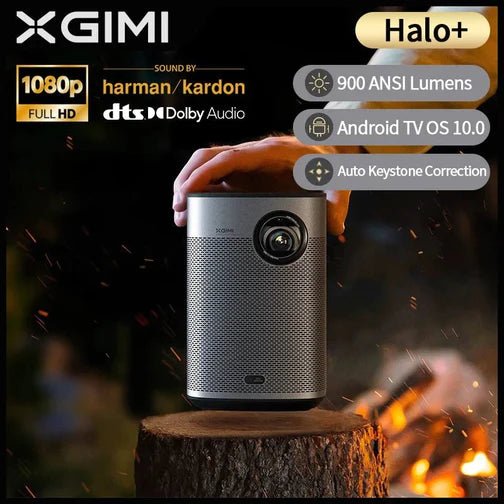 XGIMI Halo+ | Save $200 + Bonus XGIMI 3D Glasses (Magnetic Clip) & Bonus X4 Event Cinema Movie Tickets - The Technology Store